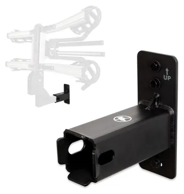 Wandmontage Trekhaakontvanger 5 cm, bis 80 kg, schwarz