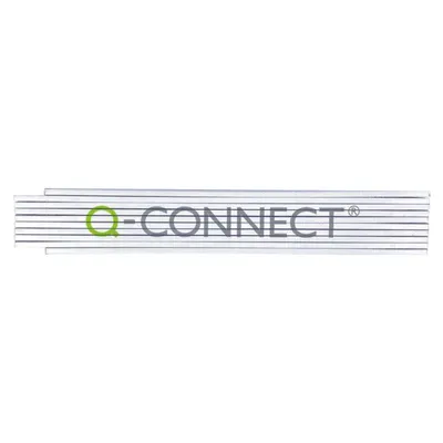 Produktbild von Q-Connect® 4.002.001 Gliedermaßstab - 2 m, weiß, Holz