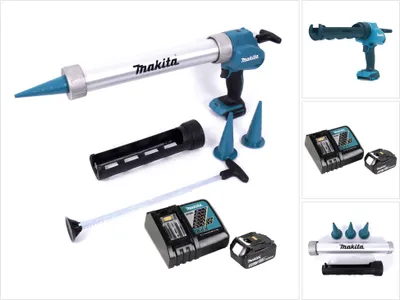Produktbild von Makita DCG 180 RG1X Akku Kartuschenpistole 18 V 300 / 600 ml + 1x Akku 6,0 Ah + Ladegerät