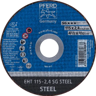 Produktbild von PFERD 61340222, 11,5 cm, 2,22 cm, 2,4 mm, 13300 RPM, 25 Stück(e)