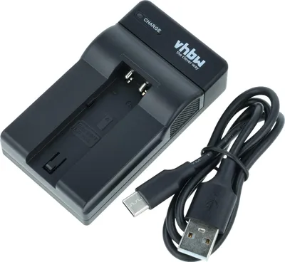 Produktbild von vhbw USB Ladegerät kompatibel mit Konica Minolta Dimage X60, X50 Kamera Camcorder/Akku - Ladeschale, Ladeanzeige, 8,4 V