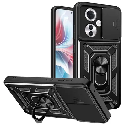 Produktbild von Techsuit Camshield Back Cover Hülle für Oppo Reno11 F 5G - Schwarz