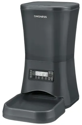 Produktbild von Futterautomat Hund Futterspender Hunde - 9 L - Timer - Sprachaufnahme - Für große Hunde - 4 Mahlzeiten pro Tag