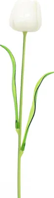Zdjęcie produktu dla EUROPALMS kryształowy tulipan, sztuczny kwiat, biały, 61cm 12x (82600204)