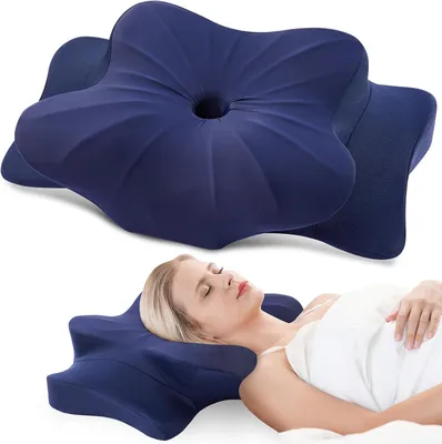 Produktbild von Orthopädisches ergonomisches Nackenstützkissen DONAMA 70x42x14 cm Memory-Schaum