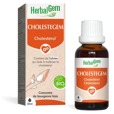 Image de Herbalgem - Cholestegem - complexe cholestérol -- 30 ml