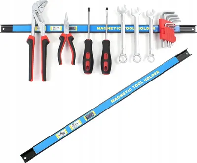 Obrázek produktu pro GEKO | Magnetická tyč, 50 cm, 15 kg, tyč na nářadí, tyč na nože, držák na nářadí