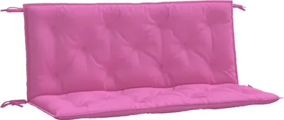 Produktbild von vidaXL Gartenbank-Auflagen 2 Stk. Rosa 120x50x7 cm Stoff