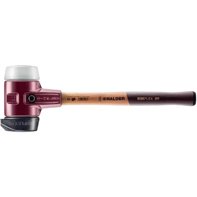A studio shot of a sledgehammer against a white background.