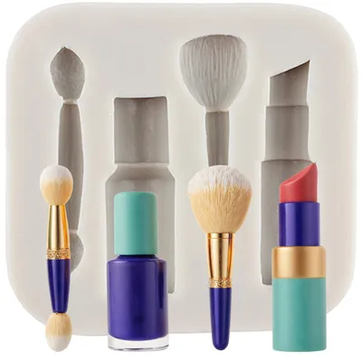 Silikonform Lippenstift – Fondant, Kuchen, Süßigkeiten, 1 Stück