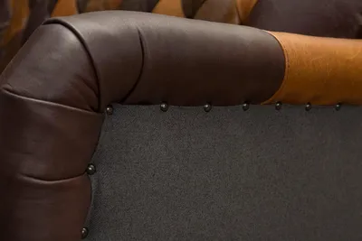 Obrázok produktu pre Kožená sedacia súprava 3-miestne pohovky Gauče Chesterfield kožené čalúnenie