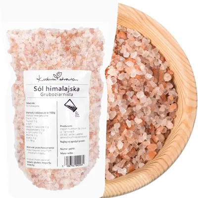 Produktbild von Salz grob 1 kg - rosa Steinsalz, grobkörnig - für Mühle und Küche