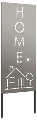 Image de Écran de confidentialité de jardin Fretwork Rouillé 50 x 140 cm