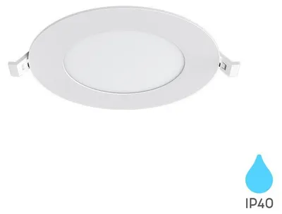 Produktbild von Braytron 9W LED Panel Einbaustrahler Deckenspot Ultraflach Einbauleuchte Einbauspot 230V IP40 3000K Warmweiß