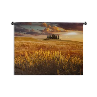 Produktbild von MuchoWow® Wandteppich Wandbehang Toskana - Italien - Landschaft 60x45 cm Tapisserie Dekoration Wandtuch - Das Schlafzimmer
