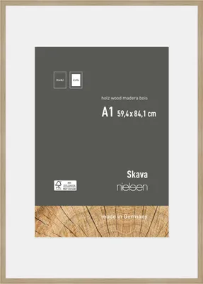 A framed picture with text and wood grain texture.