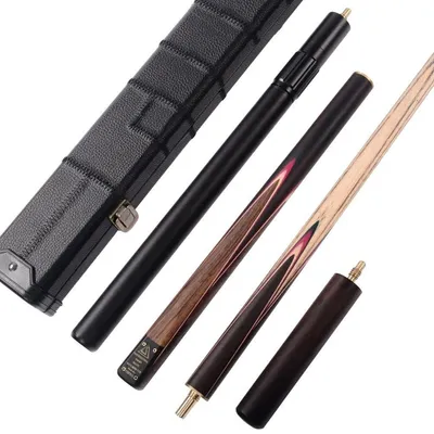 Immagine prodotto di Stecca da biliardo snooker - 147 cm - Legno di palissandro - Prolunga telescopica - Nero