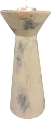 Zdjęcie produktu dla Świecznik Ceramiczny o Efekcie Starości 20x9 cm