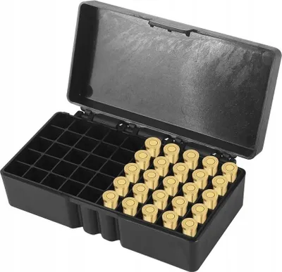 Produktbild von BOX AMMO Box 9mm SCHWARZE SICHERHEITSPISTOLE 50 Plätze
