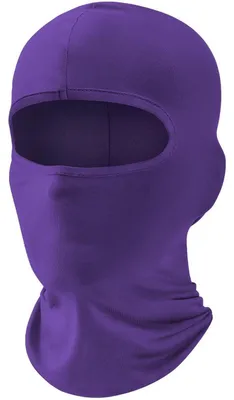 Produktbild von Sturmhaube Motorrad Skimaske Balaclava UV-Schutz Fahrrad Sturmmaske Lila Einheitsgröße