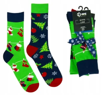 Produktbild von Moraj Nikolaus Weihnachts-Socken Geschenk 2er-Pack