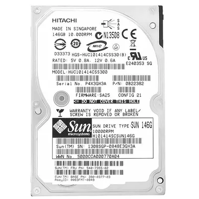 Obrázok produktu pre Pevný disk SUN H101414SCSUN146G 146Gb 10 000Rpm Sas 2,5" 540-7355-02