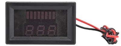 Obrázok produktu pre DC digitálny elektrický prístroj na meranie napätia s displejom a lítiovou batériou, voltmeter 12 V – 60 V (modrý)