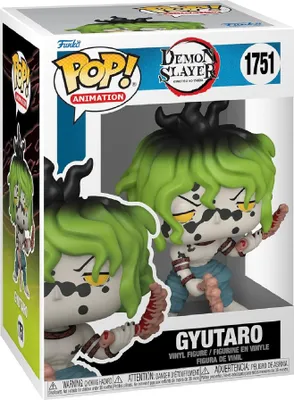 Produktbild von Funko Pop! Demon Slayer Gyutaro-figur 9 Cm Mehrfarbig,Grün  Mehrfarbig,Grün One Size