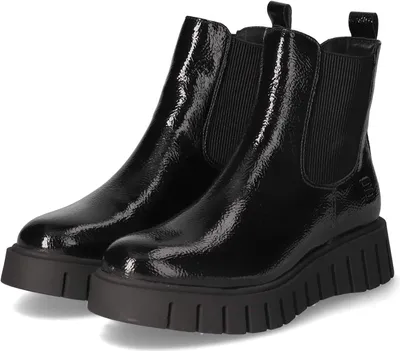 Produktbild von Bagatt Damen Chelsea Boots/ Stiefeletten BEN Schwarz Synthetik Größe: 40
