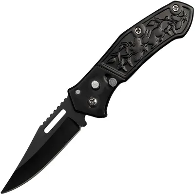 Image de Couteau Pliant Outdoor ZR-41086 - Compact et Pratique - Noir KP41086