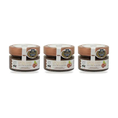 Produktbild von TubeORIGINAL Dunkle Haselnusscreme mit 45 % Haselnüssen – 3er-Pack (3 × 100 g)