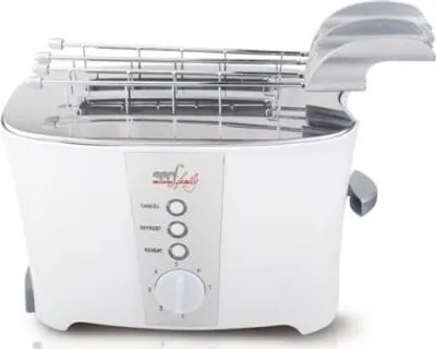 Zdjęcie produktu dla Melchioni Tosto, 2 kaw., Biały, Przyciski, obrotowy, 600 W, 220 - 240 V, 50 Hz