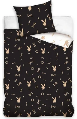 Imagen del producto de Ropa de cama de algodón Playboy Gold