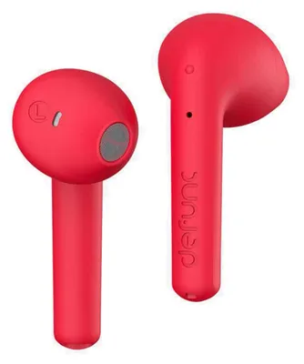 Produktbild von Defunc True Lite Earbuds - In-Ear Kopfhörer - Bluetooth Kopfhörer - Mit Rauschunterdrückungsfunktion - Red