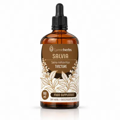 Produktbild von Rotwurzel-Salbei (Salvia), Tinktur 1:5 (100 ml), KI-generiertes Bild