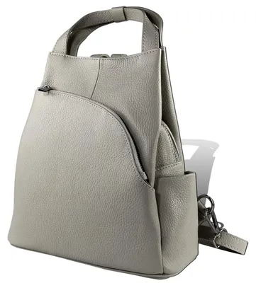 Produktbild von hellgraufarbene Damen Tasche aus Leder von Toscanto D3OTT613RK