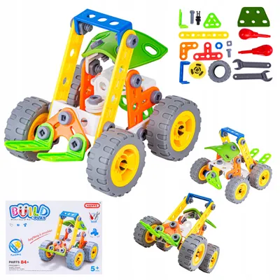 Produktbild von DK Flexible Konstruktionsspielzeug für Kinder 84 Teile