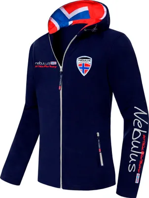 Zdjęcie produktu dla Kurtka polarowa Nebulus SCHWEDEN męska, ciepła kurtka polarowa, z długim zamkiem błyskawicznym, Q993 - Mężczyźni, granatowy, S