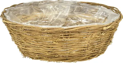 Produktbild von Blumenschale Reben Deko Pflanzkorb Unikat mit Folie