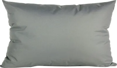 Produktbild von JACK 1x 30x50cm Outdoor Kissenhülle Bezug Kissen Hülle Lounge Garten Einfarbig, Farbe:Grau