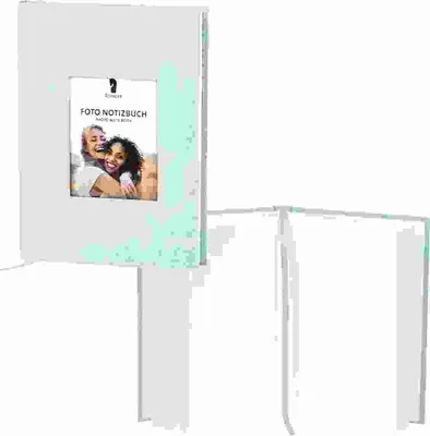 Produktbild von Foto Notizbuch A5 mint  192 Seiten dotted grid, in Offwhite,, Rössler