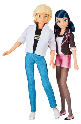 Image de Miraculous Marinette & Adrien Poppenset - 26 cm