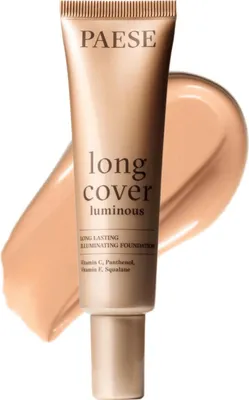 Zdjęcie produktu dla PAESE PODKŁAD LONG COVER LUMINOUS 1.5W BEIGE 30 ml