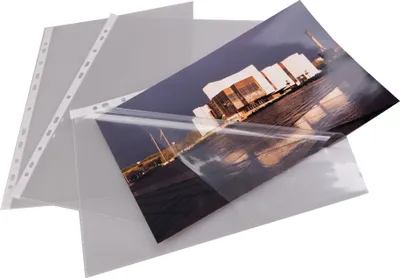 Image de proOFFICE Porte-brochures, DIN A4, film PP, transparent
