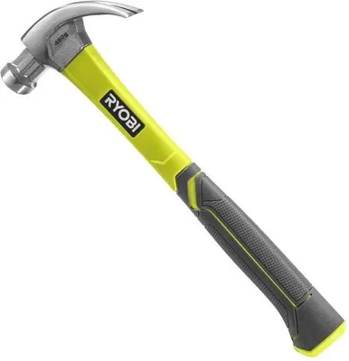 Image de Ryobi RHHCC450 Marteau de charpentier courbé en fibre de verre, 450 g