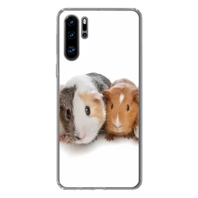 Produktbild von MuchoWow® Handyhülle Schutzhülle Hülle für Huawei P30 Pro Fünf Meerschweinchen Silikon Softcase Handy Hülle - Schutzdeckel