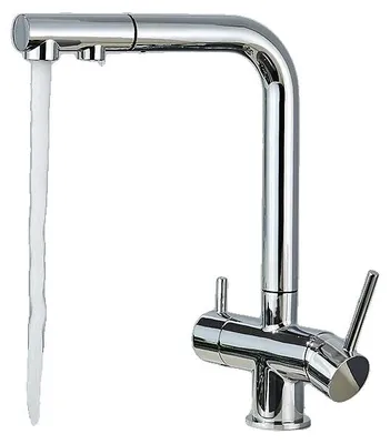 Produktbild von Küchenarmatur, gefilterte und Leitungswasserfunktionalität, ausziehbare Auslauf, Chrom
