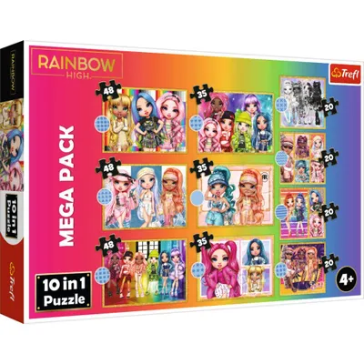 Zdjęcie produktu dla Puzzle 10 w 1 Kolekcja modnych laleczek 96000