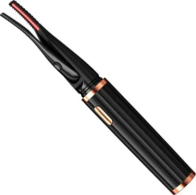 Immagine prodotto di INF Arricciaciglia Riscaldato Elettrico Portatile per Ciglia Naturali e Finte Oro nero