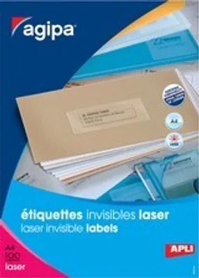 Produktbild von agipa Wetterfeste Etiketten 99,1 x 67,7 mm transparent